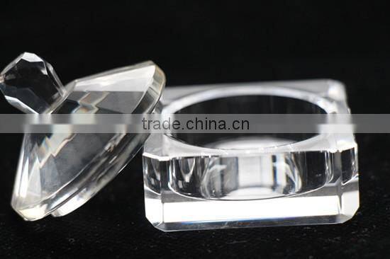 Nice Square Crystal sugar bowl for sugar stock