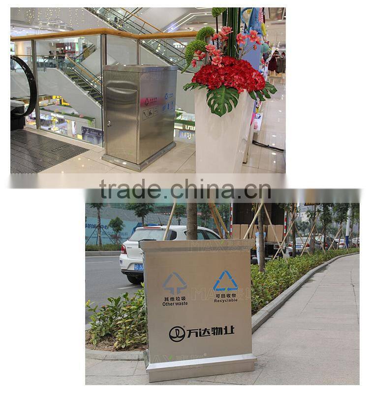 public stainless steel garbage can walmart