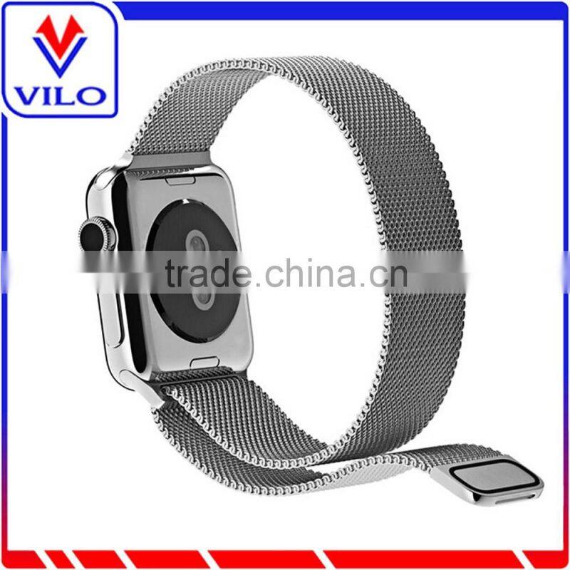 custom watch mesh strap Milanese Stainless Steel strap for apple watch