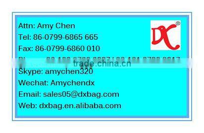 Customized White Laminated Plastic Polypropylene Woven Sacks Bag for Rice 50kg / 25kg