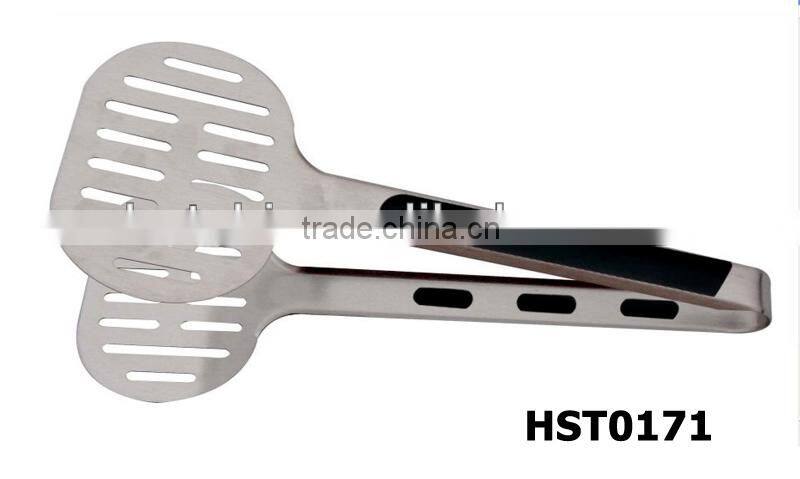 toaster tong with anti-slip TPR handle