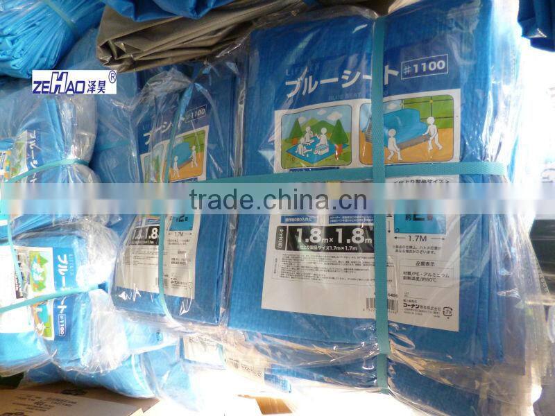 #1100 PE TAPRAULIN export to Japan