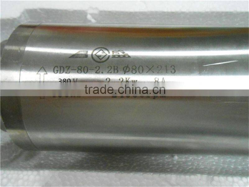 GDZ80-2.2B 3 bearing(380V) Toauto ac spindle motor 24000rpm 2.2kw
