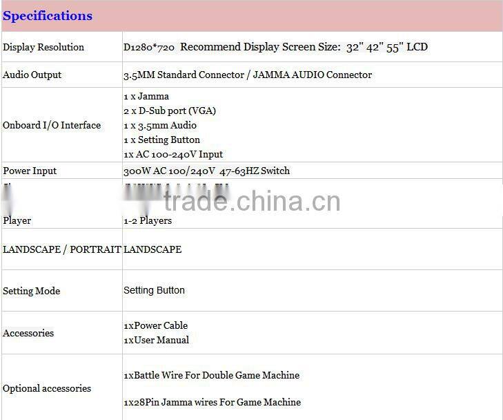 Street Fighter 4 Arcade Cabinet Fighting Video Game Machine