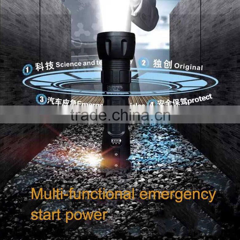 10000 mAh multi-function torch emergency jump starter with 19V/16V/12V/5V