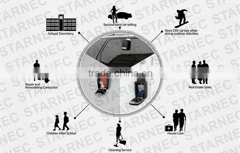 Key safe portable lock box secure storage box