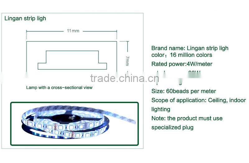 Android iPad APP Zigbee IEE802.15.4 Intelligent home lighting home RGB strip waterproof play music 16 million colors