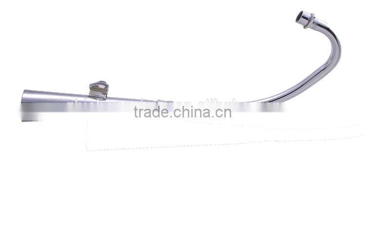 chrome plated 110cc motorcycle muffler silencer in exhaust system