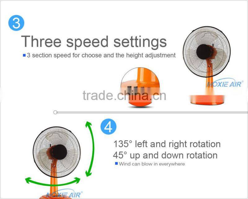 Lovely small orange desk fan