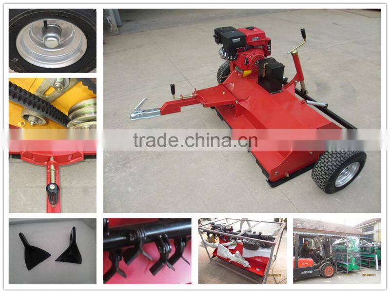 Diesel or gasoline optional top quality atv flail mower