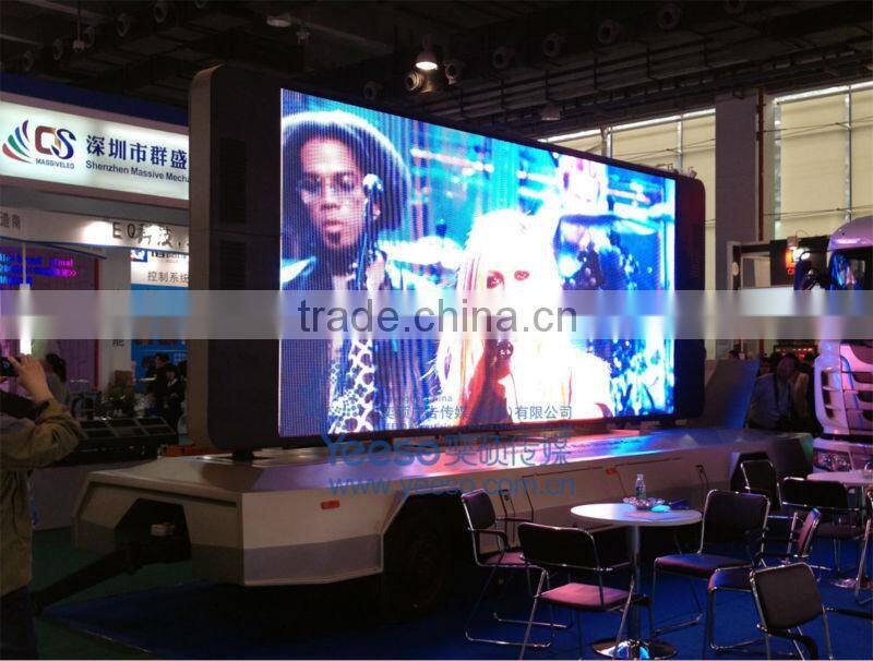 YEESO LED Equipment Outdoor Mobile Advertising Vehicle-YES-T12, Large Version