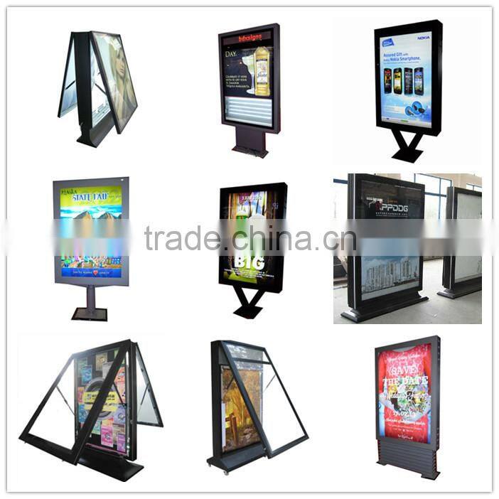 customized LED standing display box advertising product