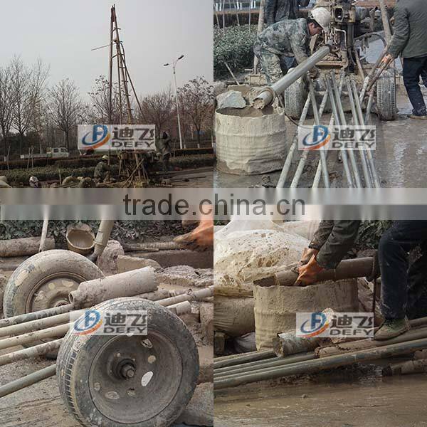 Economical popular Exported 80-130m Portable mini water well drilling rig