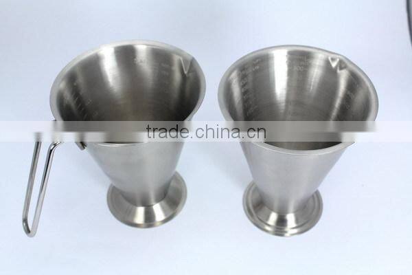 Stainless Steel cone Measuring Cups with spout