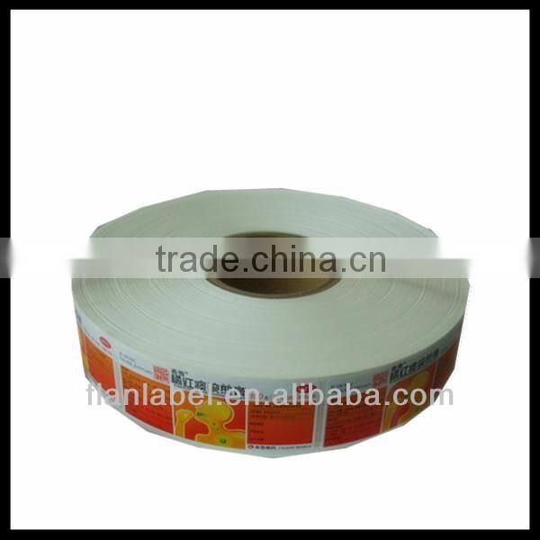 Roll Drug Label / Roll Medicine Sticker