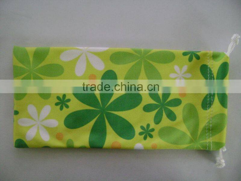 Custom Velvet Jewelry Pouch with Silver Screen Printed Logo