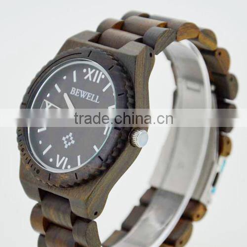 trendy cheap factory direct attractive multicolor waterproof wooden watch(WJ-3920)