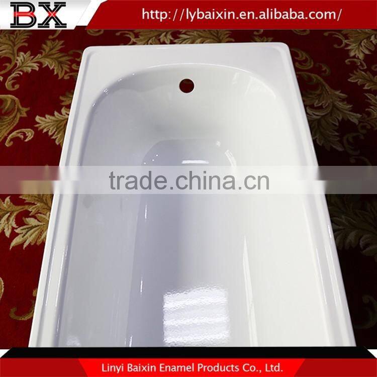 Good quality new enamel steel bathtub