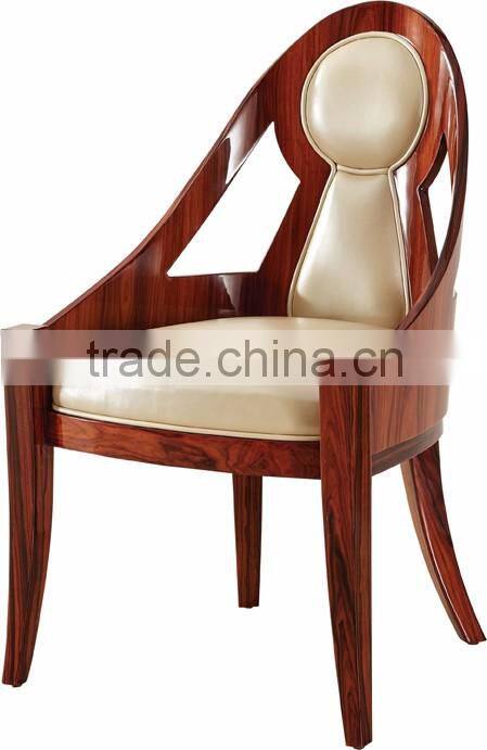 J816-24 dining room wooden luxury chair banquet