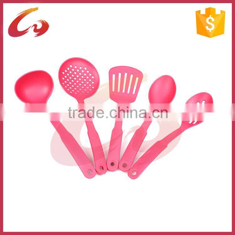 5pcs pink nylon cooking tool set