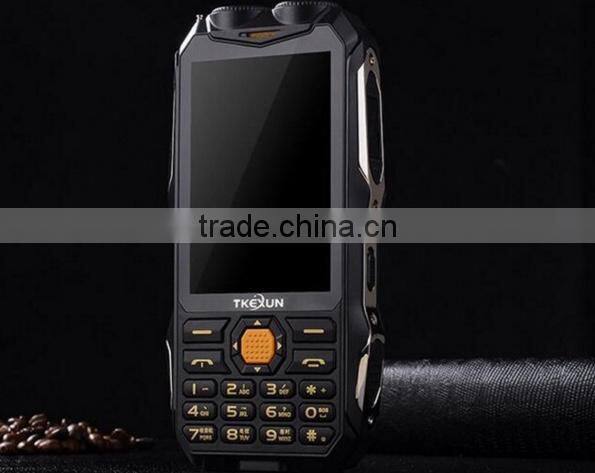 335-Sports Outdoor Cellphone 18000mah Standby 100days Elderly Phone Dual Sim Large Speaker With Analogue TV Dual Lights
