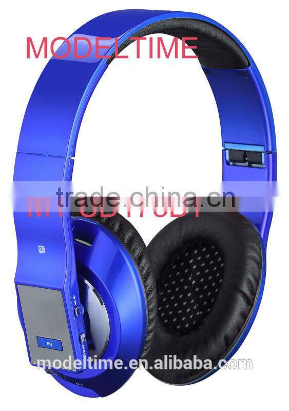 2014 new style portable bluetooth headphone Support A2DP, AVRCP, HFP bluetooth profile with USB jack