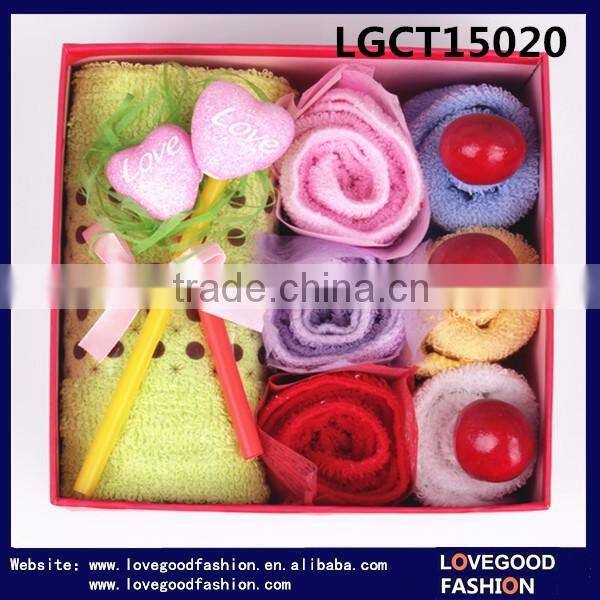 Rose Towel Lovely Wedding Gift Towels Set With Box