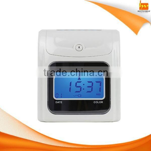 Print auto-turning Punching Card Electronic Attendance Machine