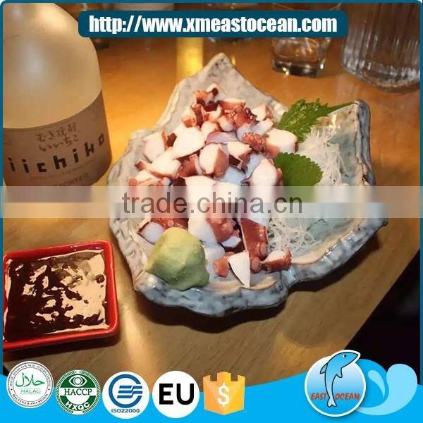 Delicious fresh leg and head part frozen cooked octopus cut for sale