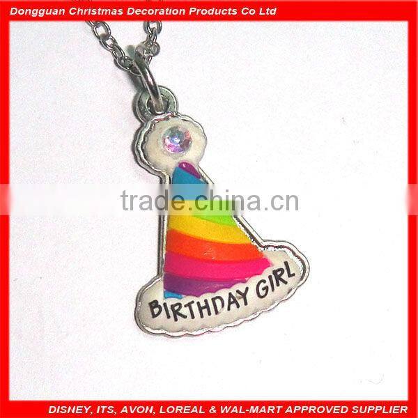 fashion soft PVC & metal necklace for promotion