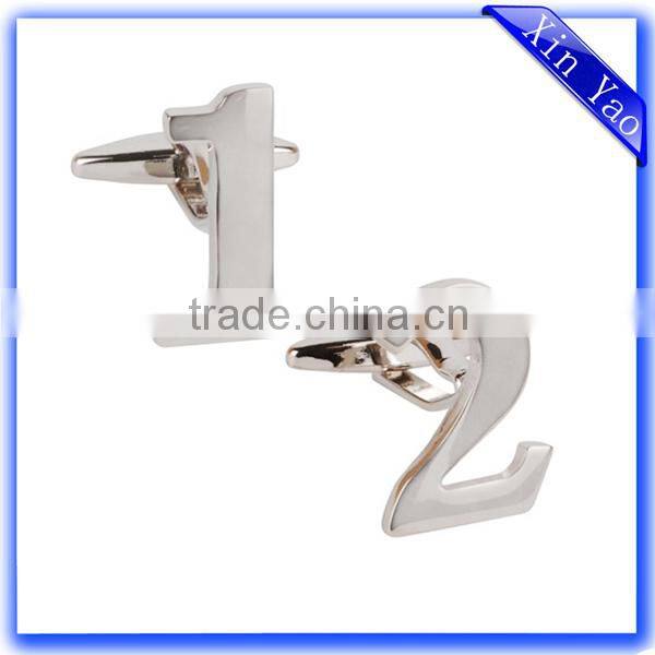 Factory custom made engraved bronze gold silver cufflink