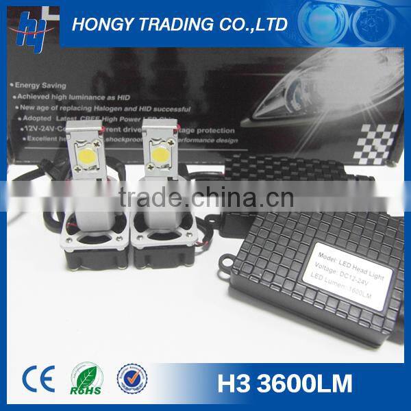 high power h3 led headlight