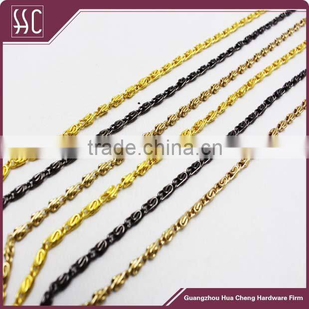 gunmetal bag chain for handbag hardware