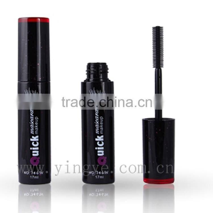 Black custom kiss beauty plastic mascara cosmetic container