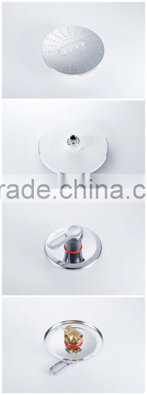 shower sets factory chrome plated brass bathroom big rain shower set