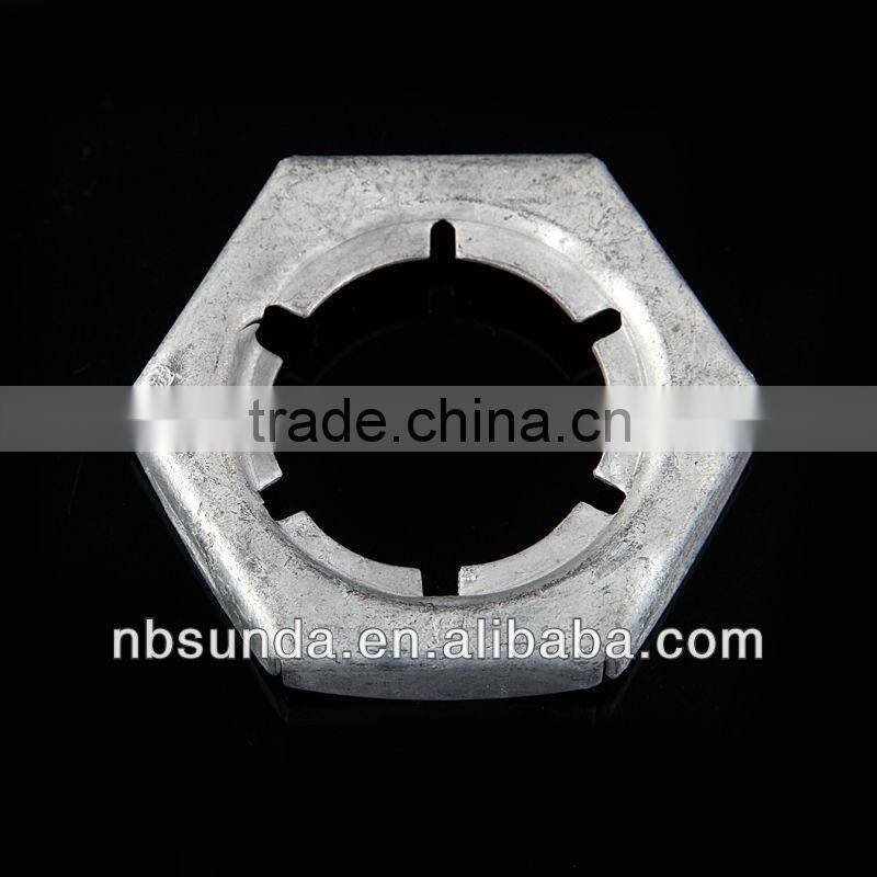 carbon steel hex self locking nuts