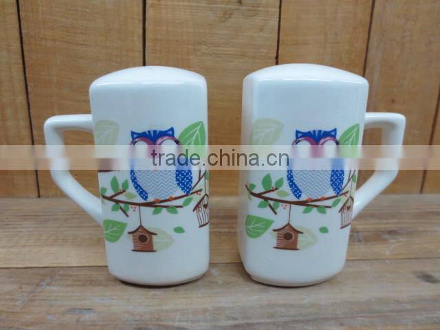 New owl decal kitchen untensil holder tool holder spoon fork holder