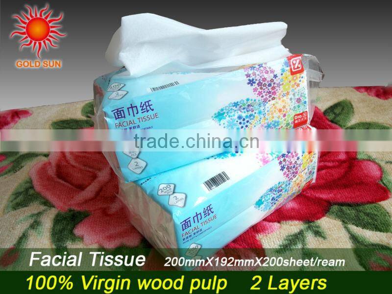 Soft Pack Facial Tissue