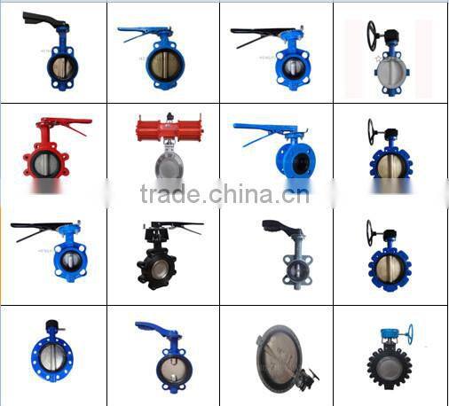 PN10/PN16 Class125 cast steel high quality water media butterfly valve with gear operater