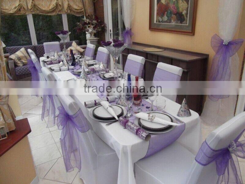 Factory Sell Cheap Chair Cover Tie /organza sashes