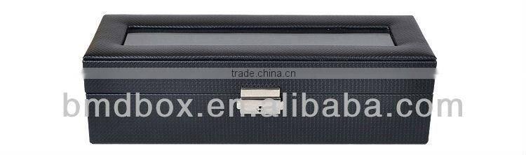 rectangular 5 slots watch storage case