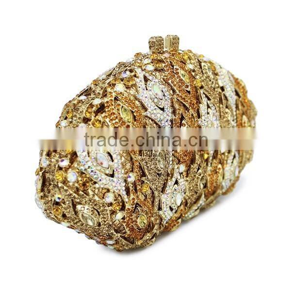 beautiful wholesale rhinestone handbag crystal stone party evening clutch bag (88138A-G)