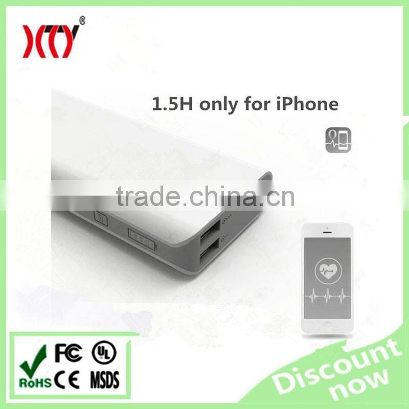 5V2.1A dual USB output 11000mAh power bank good shape design