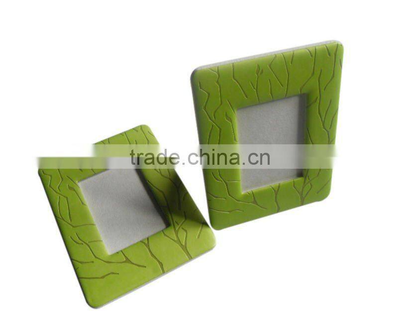 Eco-friendly pu leather photo frame for Decoration, View lovely photo frames