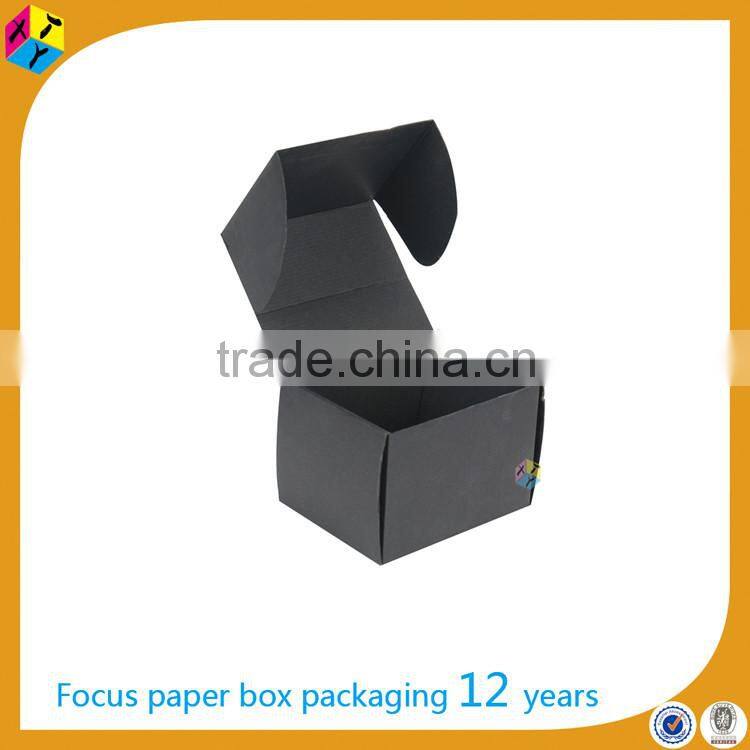 custom printed black corrugated shipping boxes