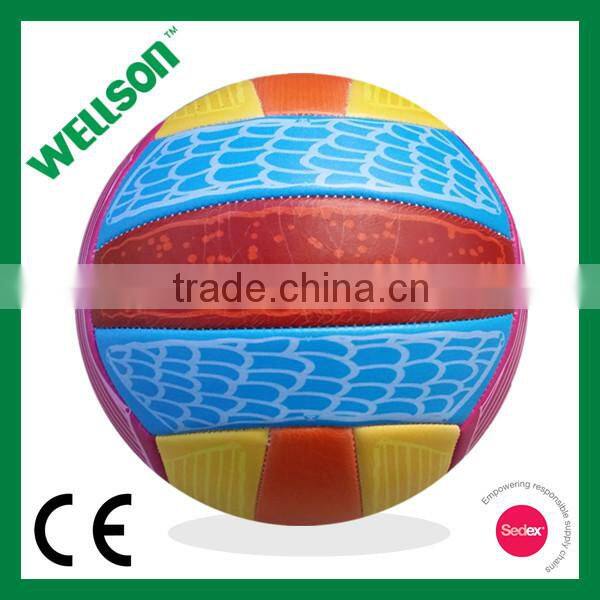 4C printed PVC foamed volleyball