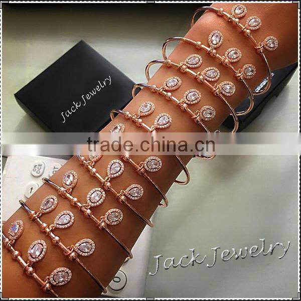 Copper with gold/rose gold plated bangle
