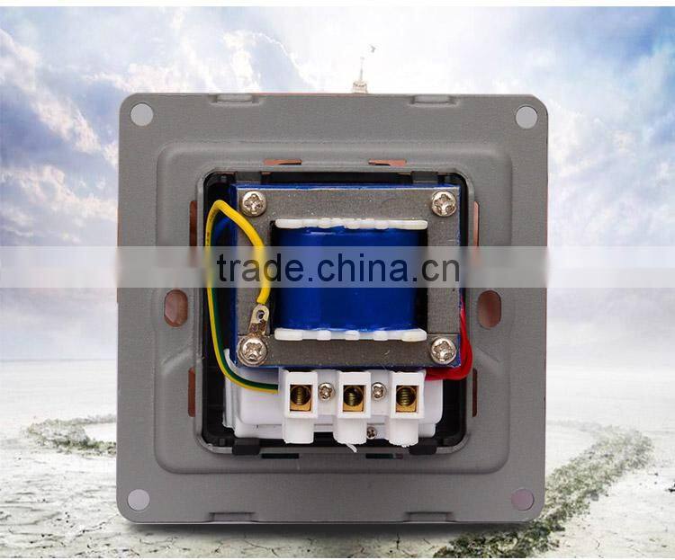 Wall mount universal shavers power electric switch