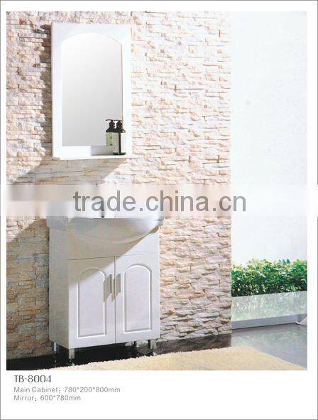 cheap price simple white corner bathroom cabinet