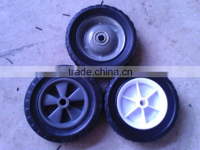 6x1.5 solid rubber shopping cart wheel